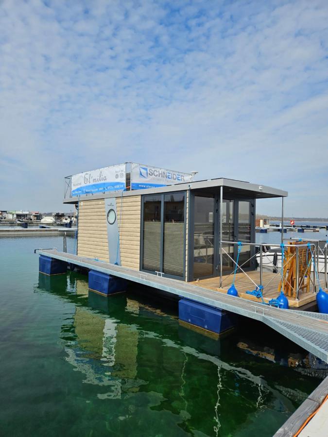 ホテル Mobiles Hausboot El'Milia Braunsbedra エクステリア 写真